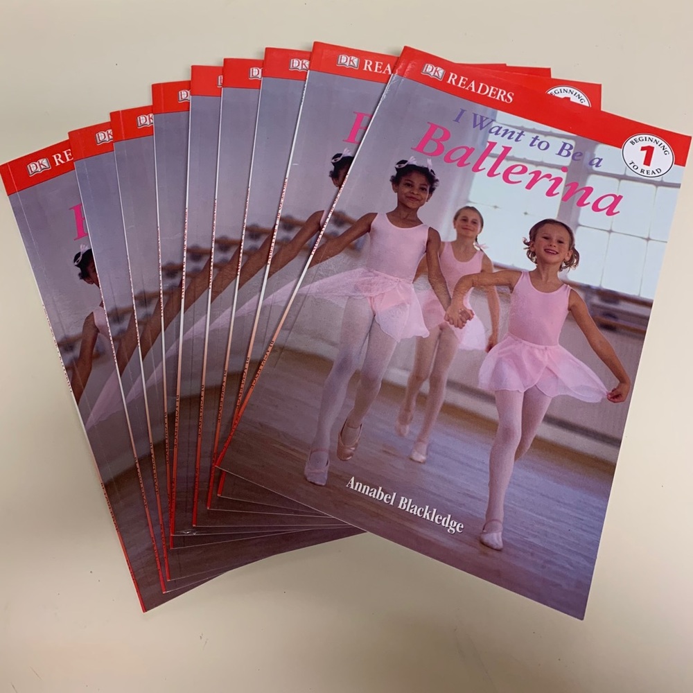 Lot of 9 DK Readers I Want to be a Ballerina Lvl 1